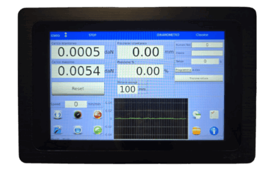 Acquati 12 Nuovo Touch Panel disponibile: controllo prove più semplice, veloce e intuitivo